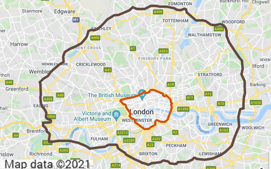 London Congestion Charge Zone