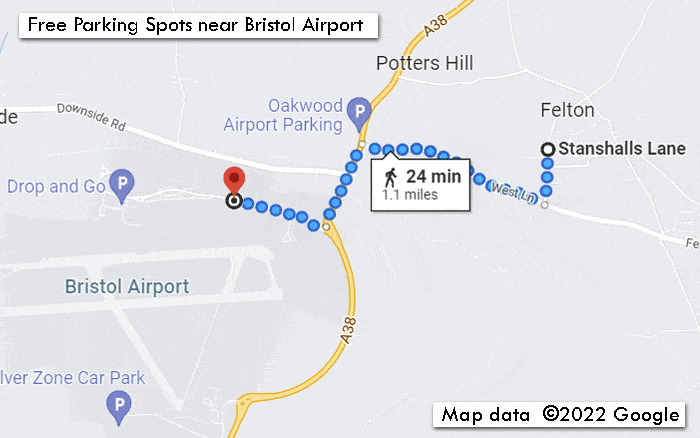 Free Parking Spots near Bristol Airport