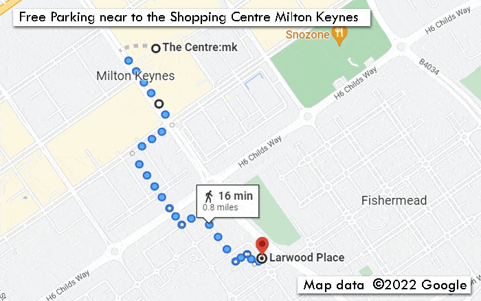 Free Parking near to the Shopping Centre Milton Keynes