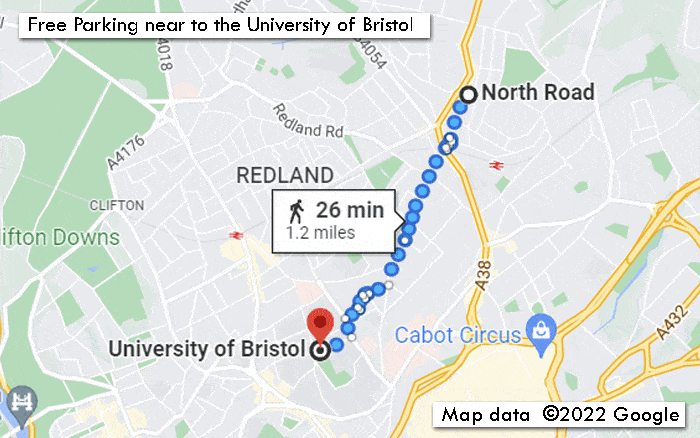 Free Parking near to the University of Bristol